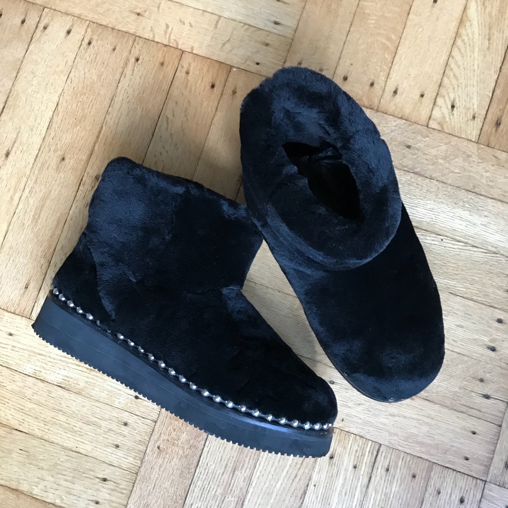 Alexander Wang Yumi Shearling Bootie - Black